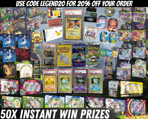 LEGENDARY Pokémon Instant Win Bundle #1 - 51x Chances To Win! - Prize ...