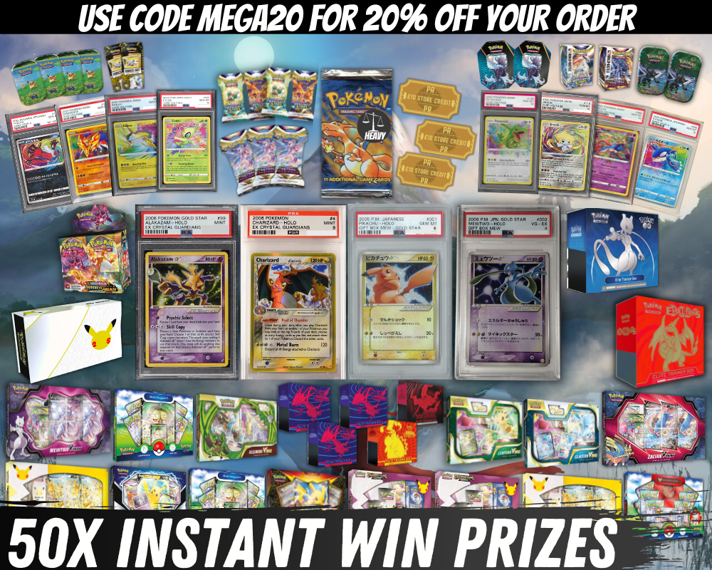 Win This INSANE Pokémon MEGA Bundle #18 – 50+ Chances To Win! | Prize ...